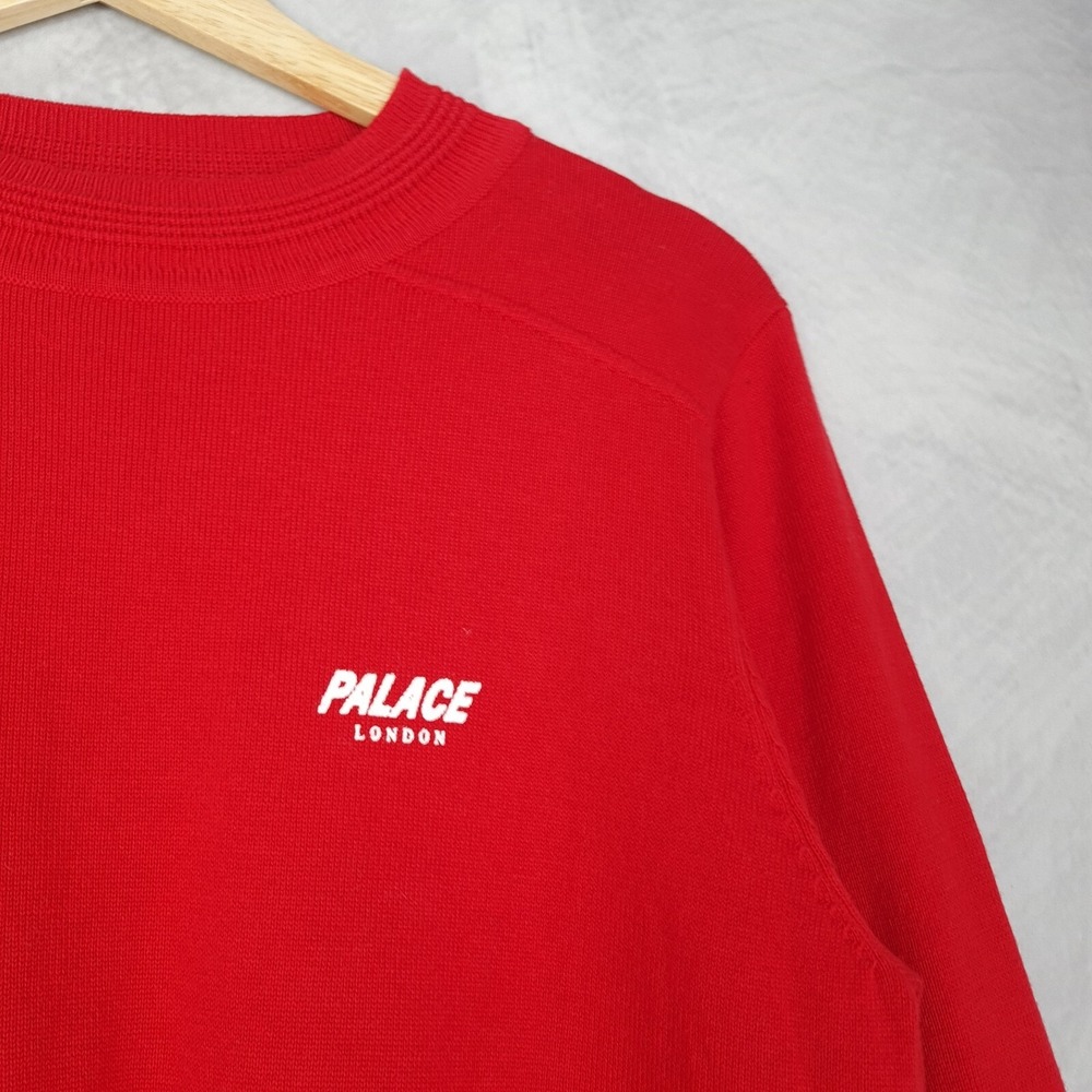 Palace Skateboards Sweater Mens Small / Medium Red Crewneck Jumper